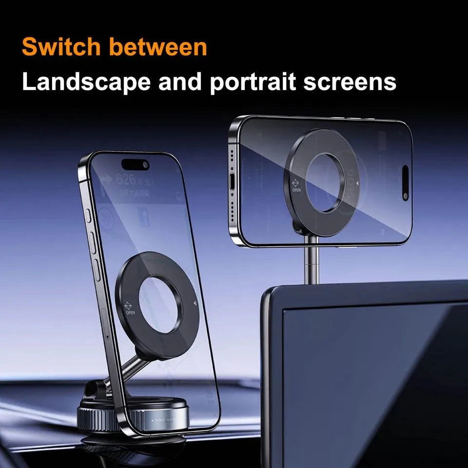 Mobile phone magnetic stand for desktop; 360° rotating magnetic adsorption stand; universal mobile phone holder