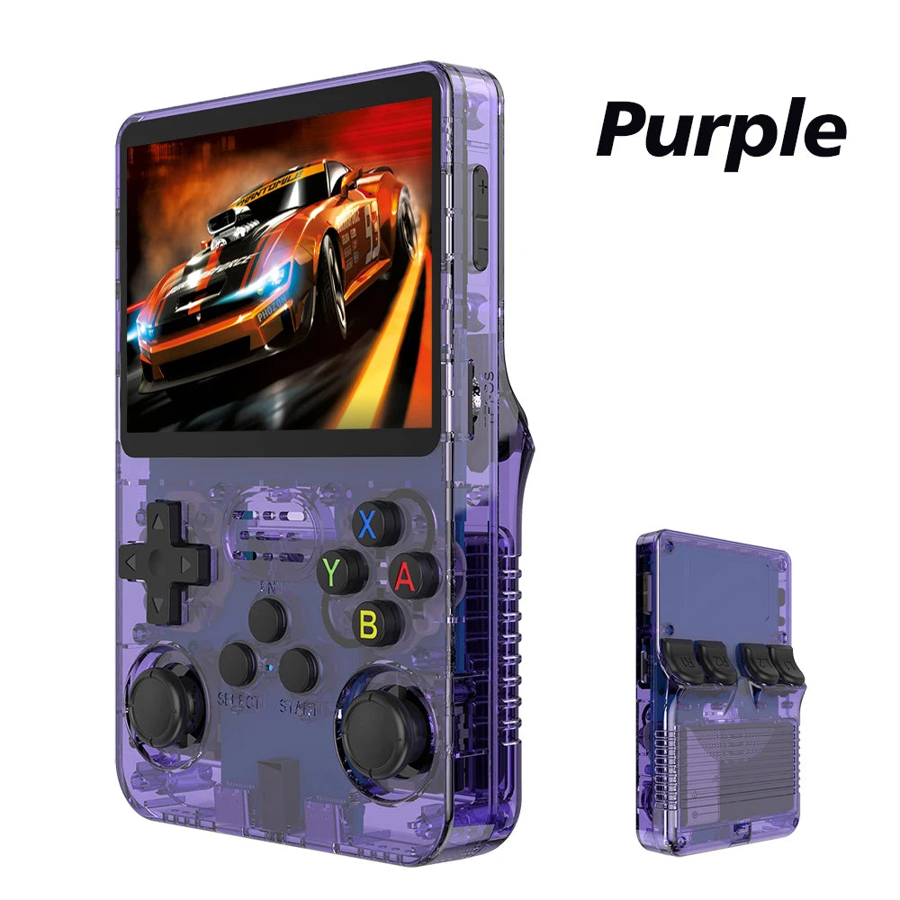 BOYHOM Original R36S Retro Handheld Video Game Console Linux System 3.5 Inch IPS Screen R35s Pro Portable Pocket Video Player 64GB Games 1G Ram