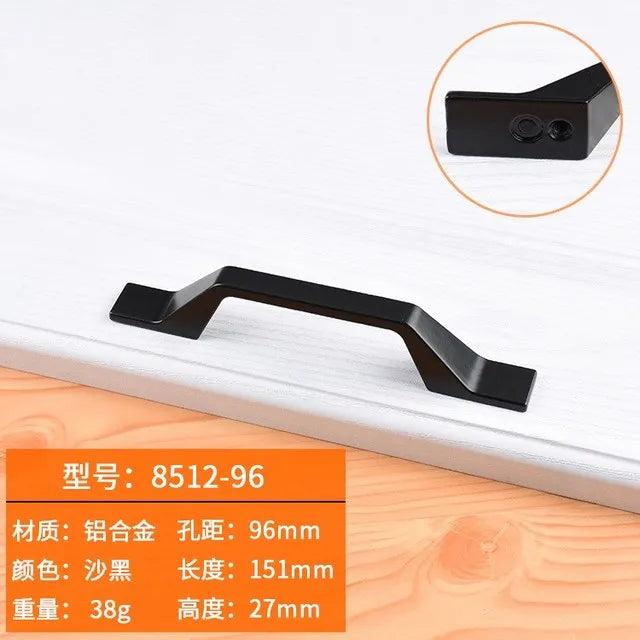 Black Handles for Furniture Cabinet Knobs And Handles Kitchen Handles Drawer Knobs Cabinet Pulls Cupboard Handles Knobs