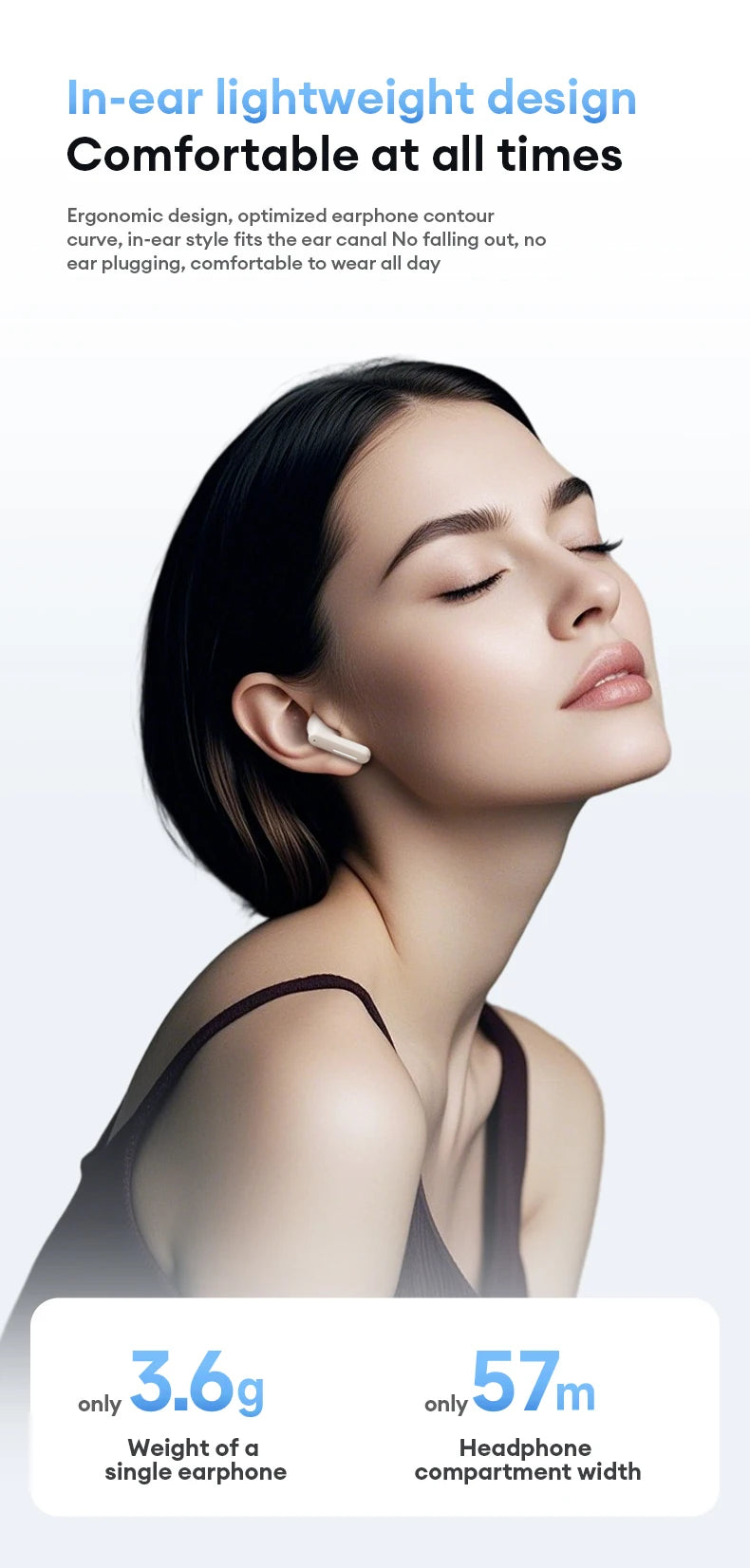 New Lenovo LE209 Wireless Bluetooth Earphone Business Music Bluetooth Headphone HD Call with Mic 30H Battery Life Gaming Headset