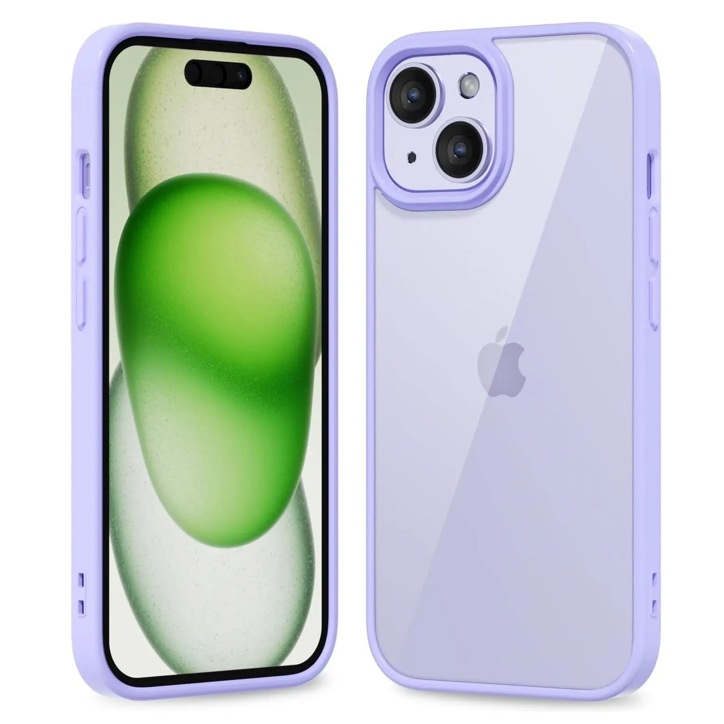 Colour Back Transparent Shockproof Phone Case for iPhone 16 15 14 13 12 11 Pro Max 7 8 Plus XR Xs 12 Mini Silicone Bumper Cover