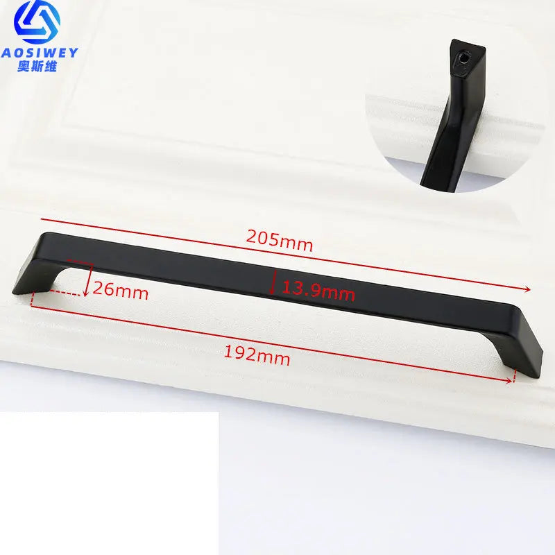 Black Handles for Furniture Cabinet Knobs and Handles Kitchen Handles Drawer Knobs Cabinet Pulls Cupboard Handles Knobs