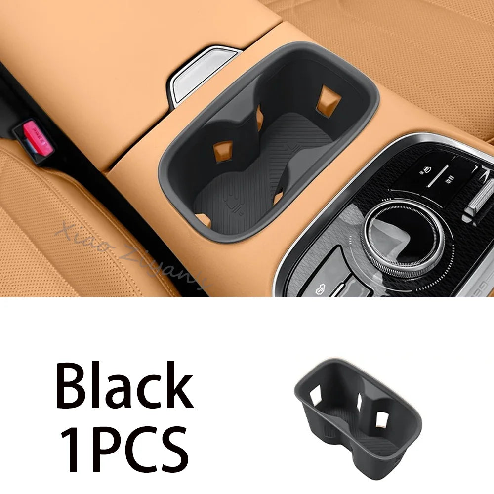 For Geely Galaxy EX5 EM-i E5 EM-i BelGee X80 PHEV P145 2025 2026 2027 Car Silicone Cup Sleeve Charging Pad Interior Accessories