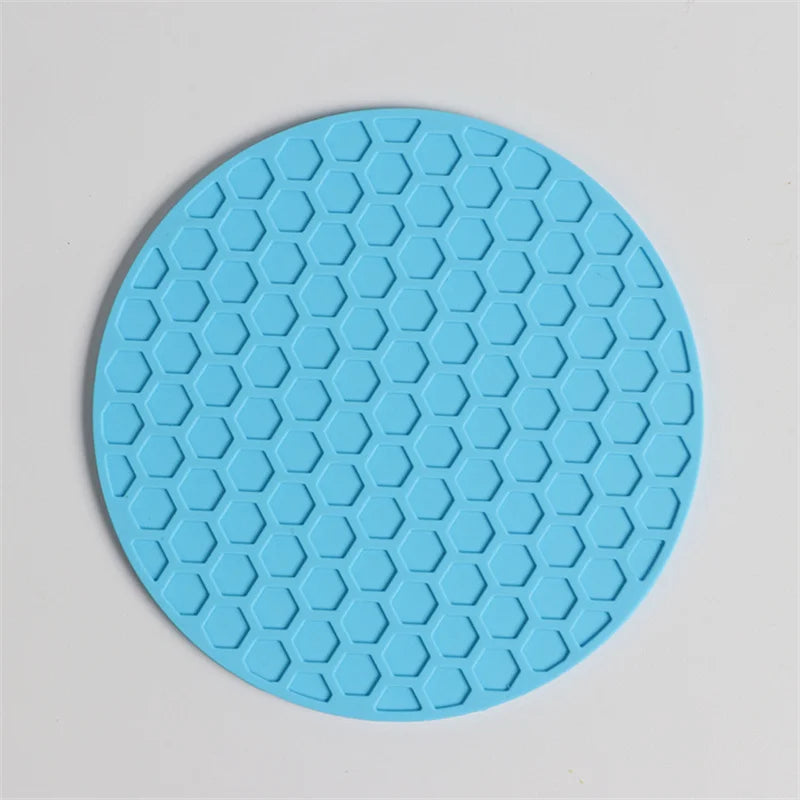 10/9cm Cup Coaster Silicone Cup Pad Slip Insulation Pad Cup Mat Hot Drink Holder Mug Stand Tasteless Home Kitchen Accessories