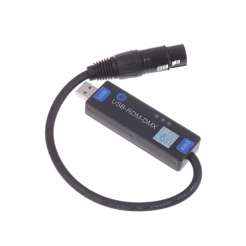 USB-RMD-DMX Mobile App DMX Dialer Stage Light Wireless Bluetooth DMX Controller Tool Only Supports Android Devices▪