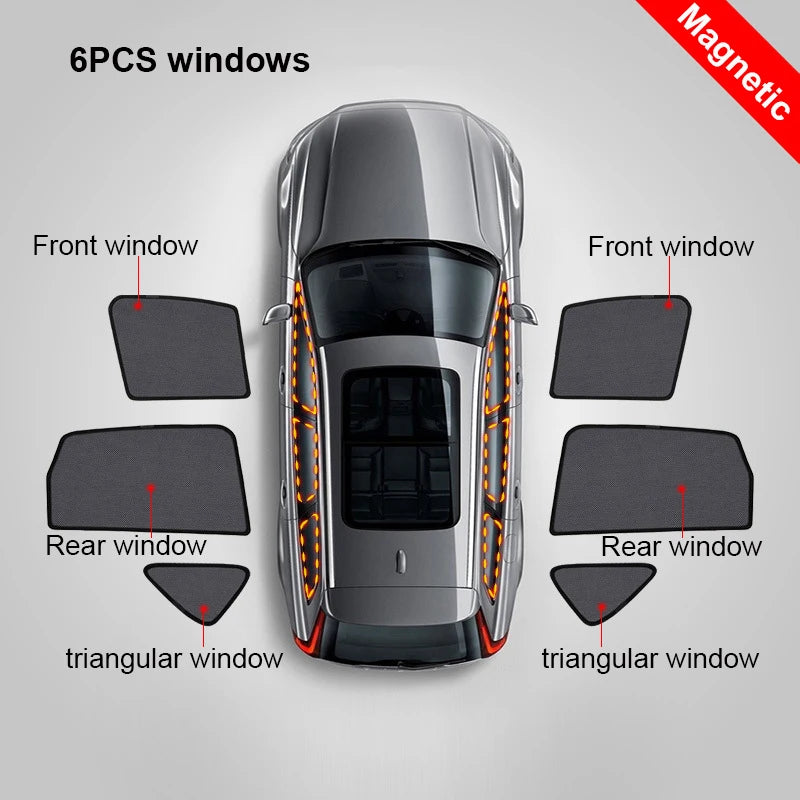 For Honda ACCORD CP 8TH 2008-2012 Car Front Shield Window SunShade Windshield Rear Side Window Curtain Sun Shade Visor