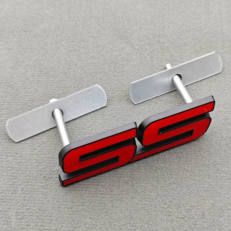 3D Metal Logo SS Car Body Sticker Rear Trunk Badge Front Grille Emblem For Chevrolet SS Camaro Cruze Equinox Blazer Accessoeies