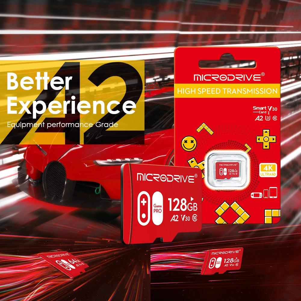 Ultra Micro TF Card 128GB 32GB 64GB 256GB - Mini SD TF Flash Memory Card for Phone SD/TF Dual Compatibility