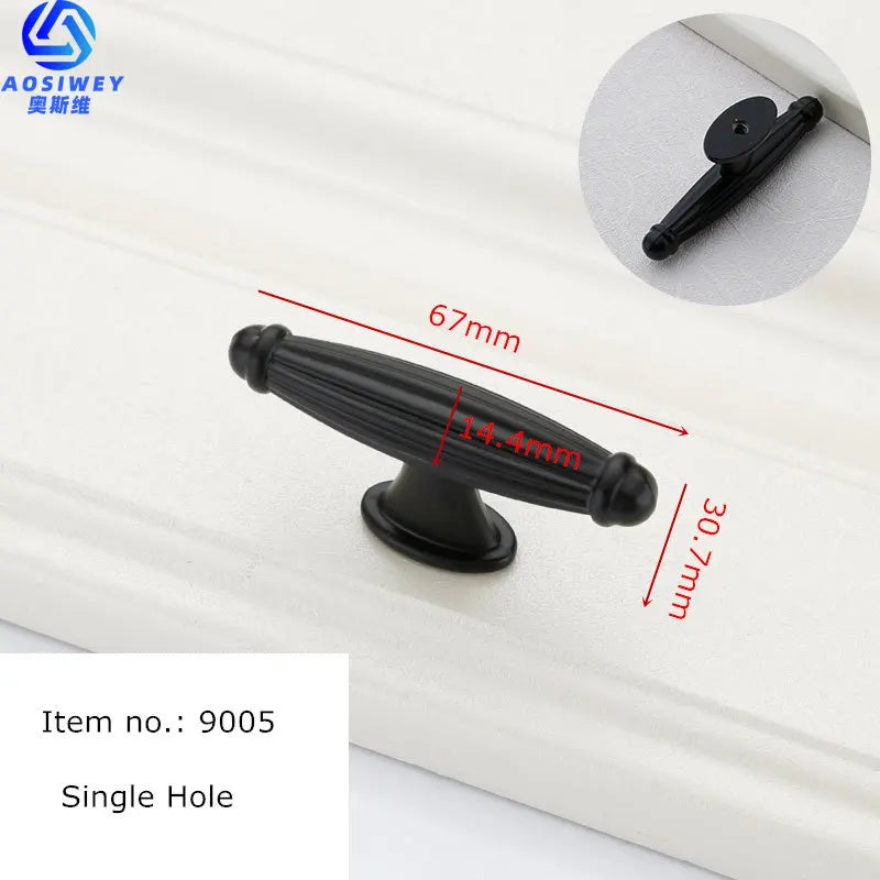 Black Handles for Furniture Cabinet Knobs and Handles Kitchen Handles Drawer Knobs Cabinet Pulls Cupboard Handles Knobs