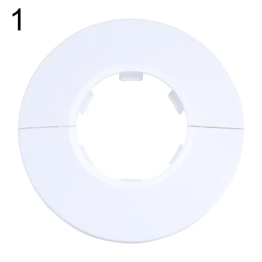 1Pc Plastic Wall Hole Pipe Collars Cover Shower Faucet Angle Valve Pipe Plug Decoration Cover Kitchen Bathroom Faucet Accessory