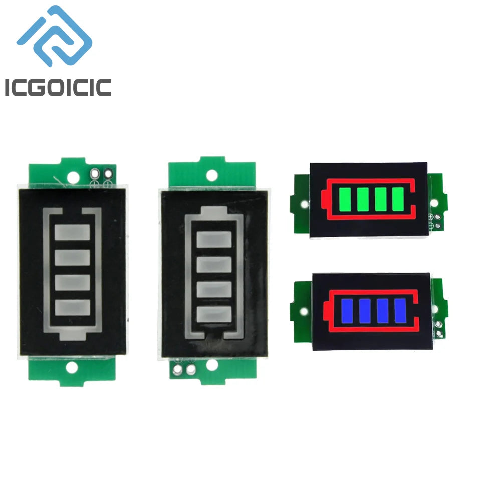 1S-8S 1S/2S/3S/4S 1-8S Single 3.7V Lithium Battery Capacity Indicator Module 4.2V Display Electric Vehicle  Power Tester Li-ion