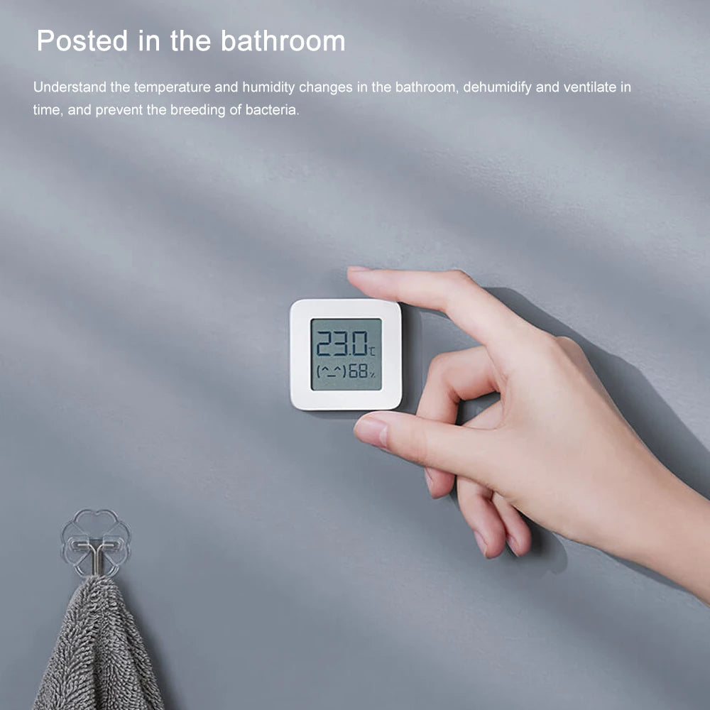 Xiaomi MIJIA Smart Hygrometer Thermometer 2 Bluetooth Wireless Electric Digital Hygrometer Thermograph With Mijia APP Smart Home