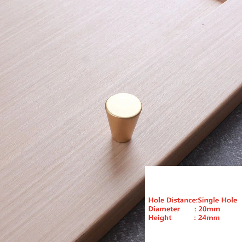 Handles Drawer Cabinet Furniture Kitchen Handles for Cabinet Knob Door Drawer Furniture Kitchen Knob Golden Simplicity Hardware