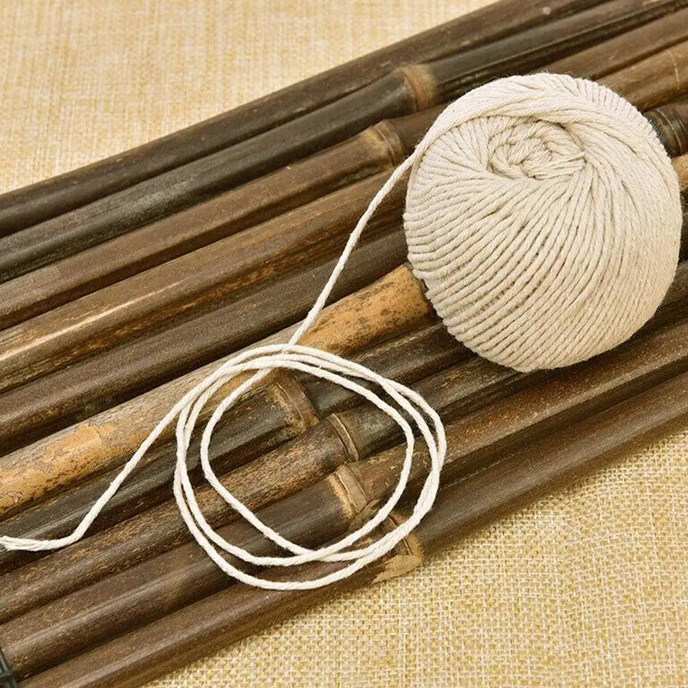 70m Cooking Tools Butcher's Cotton Twine Meat Prep Trussing Turkey Barbecue Strings Meat Sausage Tie Rope Cord Kitchen Supplies