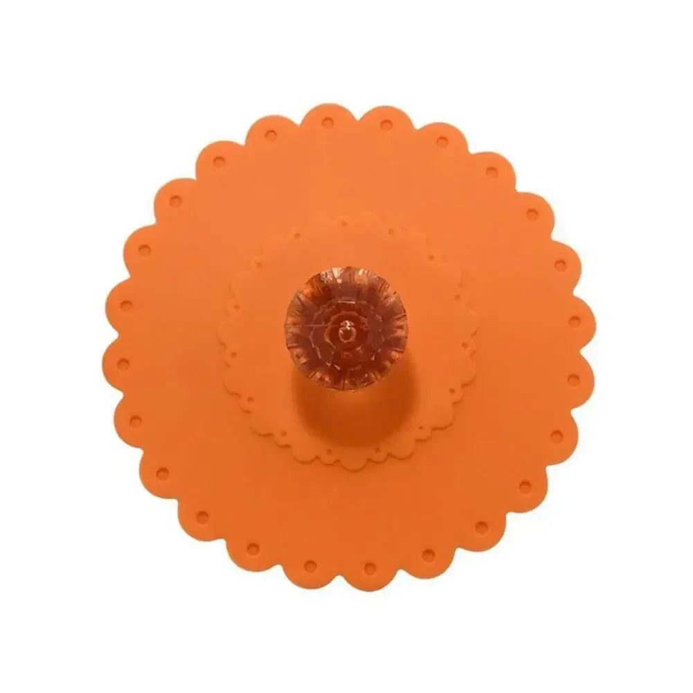 Silicone Anti-dust Cup Seals For Glass Mug Reusable Cup Cover Leakproof Lid Thermal Insulation Kitchen Accessory