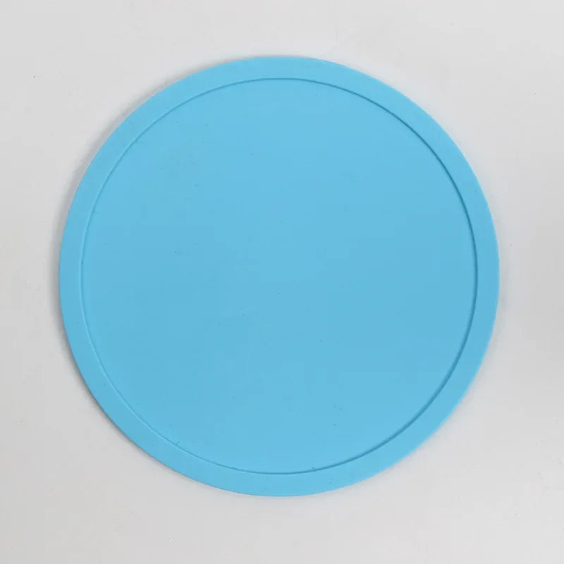 3.9 inches Anti-slip Silicone Coasters Heat Resistant Tea Cup Mat Lots Drink Coffee Mug Glass Beverage Holder Pad Kitchen Tool