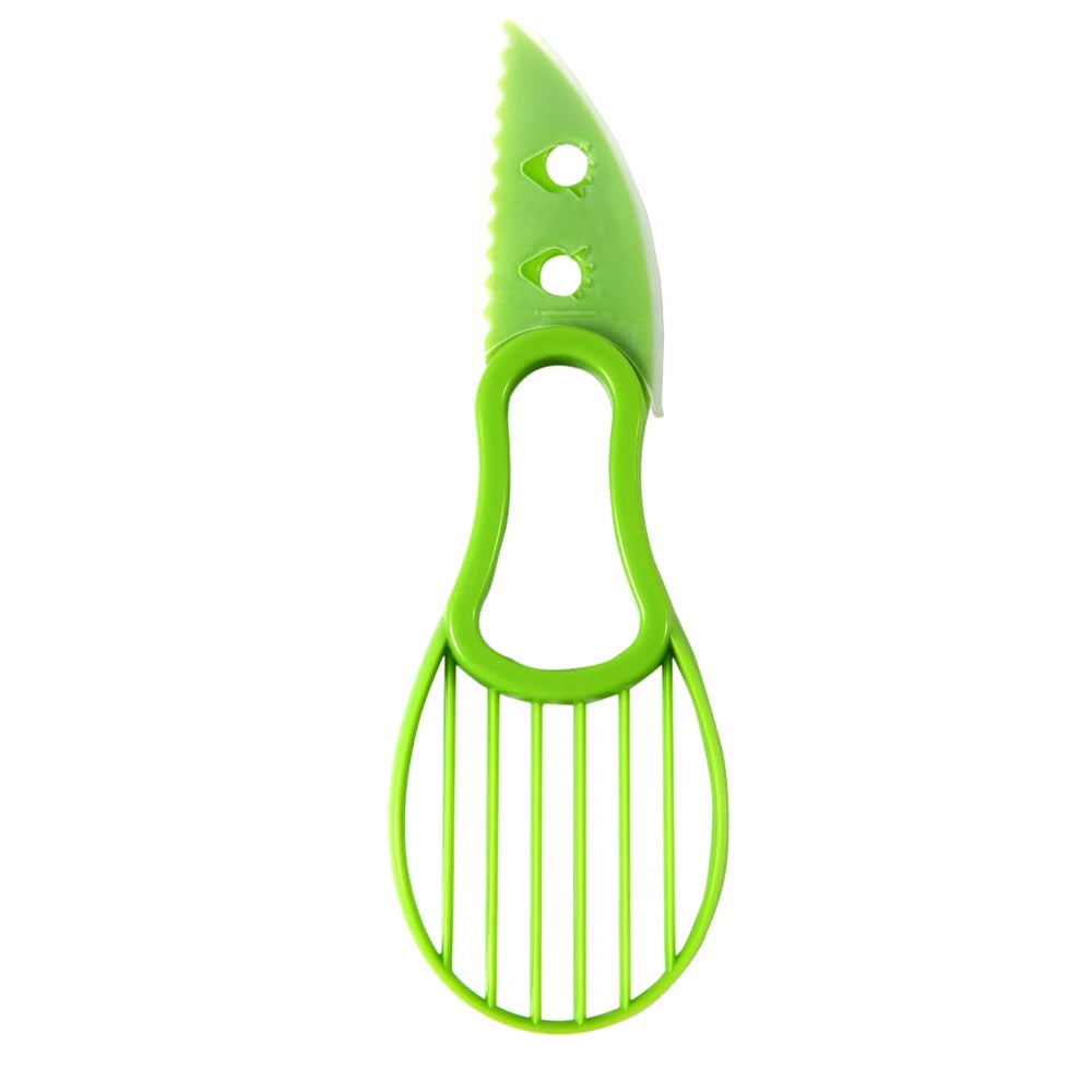 1PC Avocado Peeler Avocado Cutter Fruit Peeler Pulp Cutter Plastic Knife Kitchen Vegetable Tool