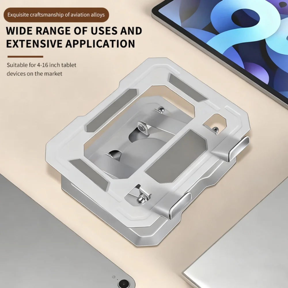 360° Rotatable Tablet Stand Adjustable Foldable Desktop Stand Holder Compatible For 4.7-12 Inch Ipad Pro/Air/Min Laptop Tablet