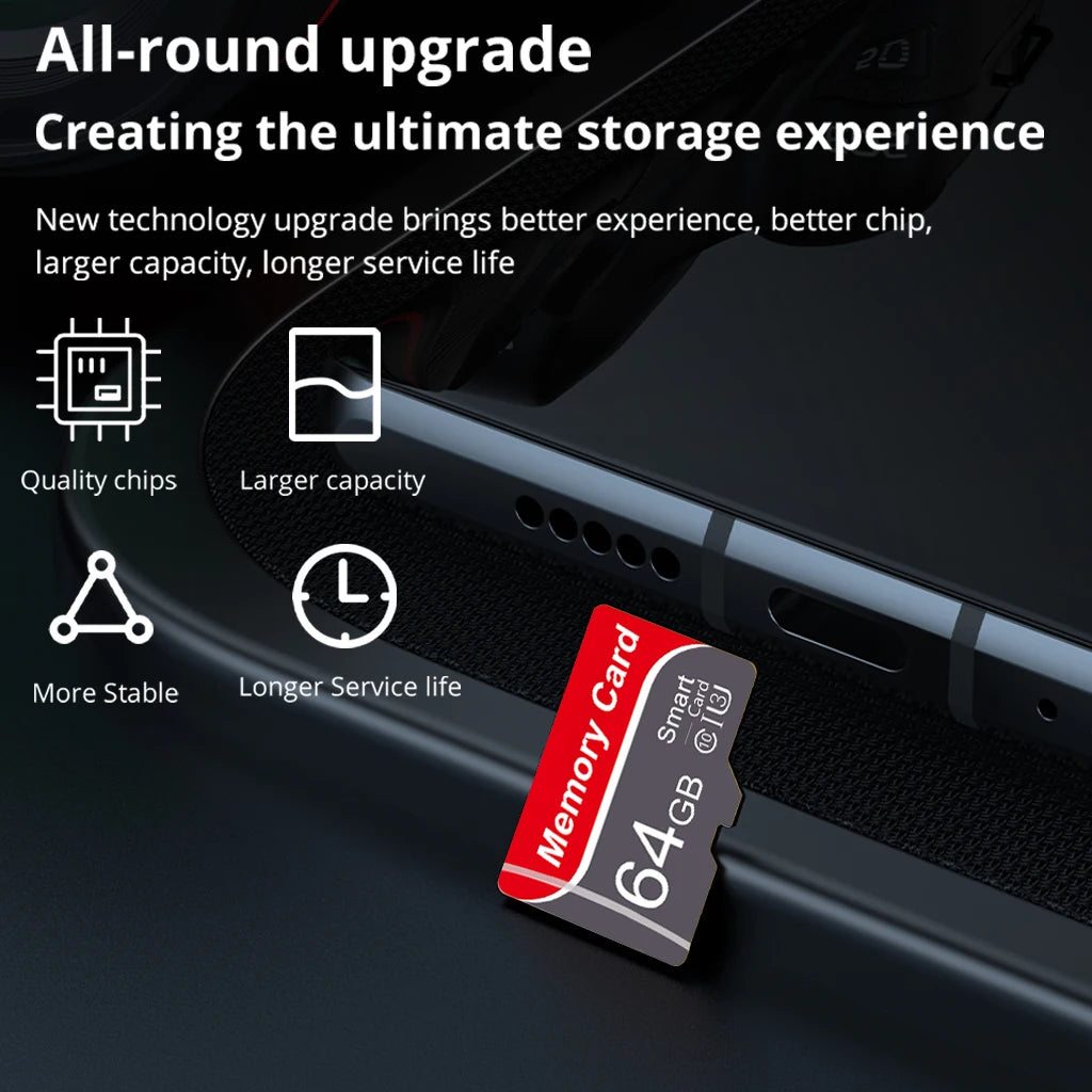 High-speed Memory card 1GB 2GB 4GB 8GB 16GB 32GB 64GB 128GB Mini TF card is used to monitor the drone tachograph