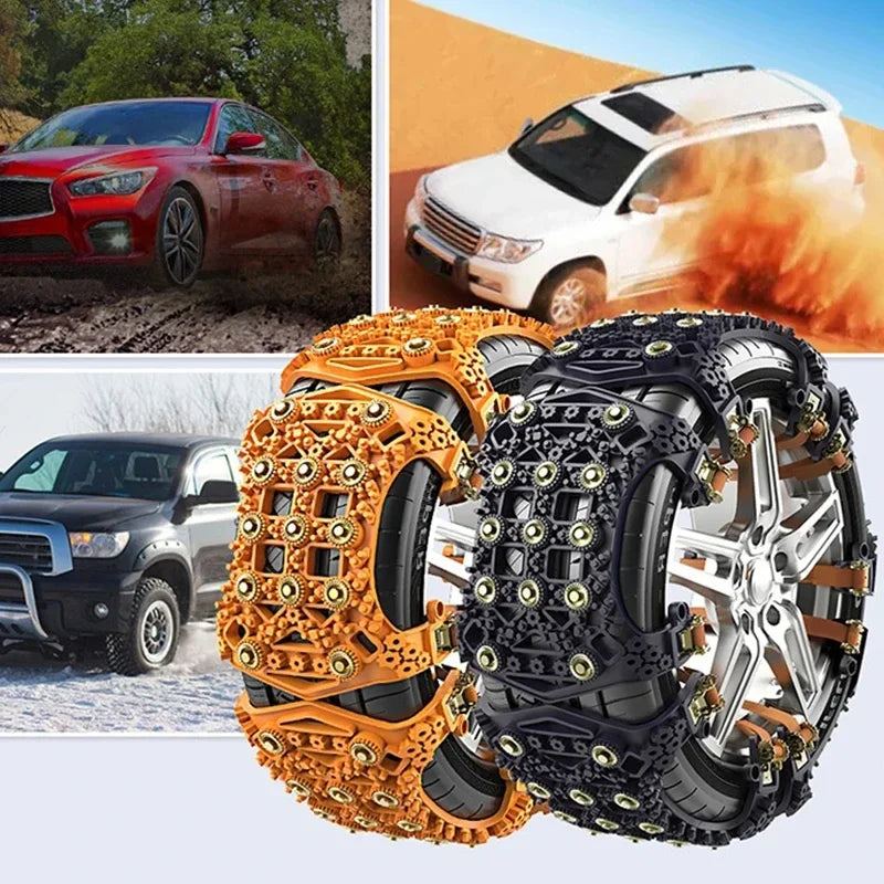 Automobile Tire Accessories Car Wheel Snow Chains Safe Driving Tire Chain SUV Winter Anti Slip Car Tire New Universal Snow Chain