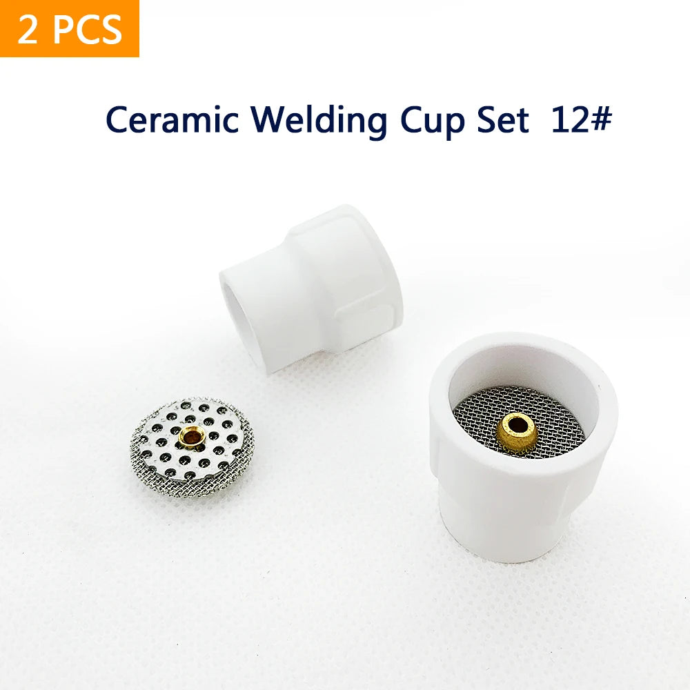 10# 12# 14# 16# 24# White Ceramic Nozzle Alumina Cup For WP9/20/17/18/26 Tig Welding Torch #10 Ceramic White TIG Welding Cup