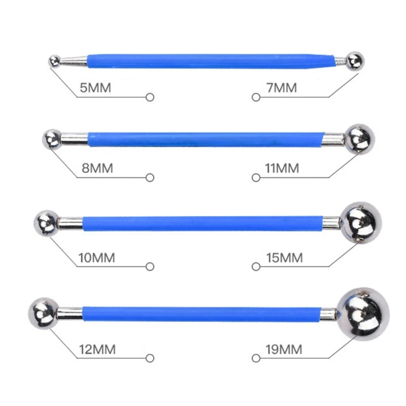4x/set Caulking Tool  Caulk Finishing Tools Tile Floor Joint Repair  Pressed Ball for Bathroom Kitchen & Household