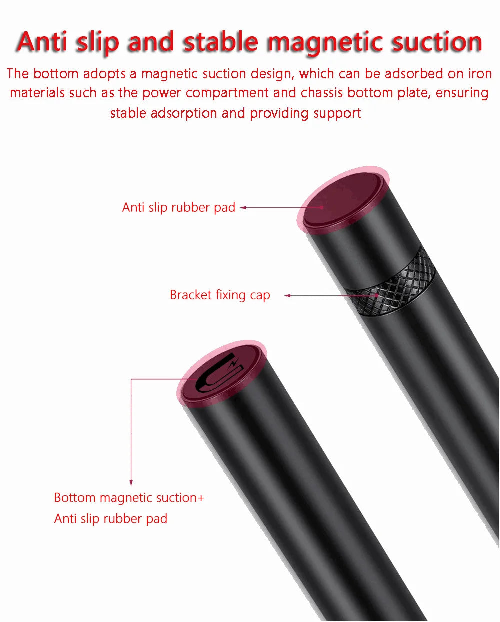 GPUHOLD Graphics Card GPU Holder Magnetic Bracket Video Card Holder Vertical Telescopic Rotating Stand