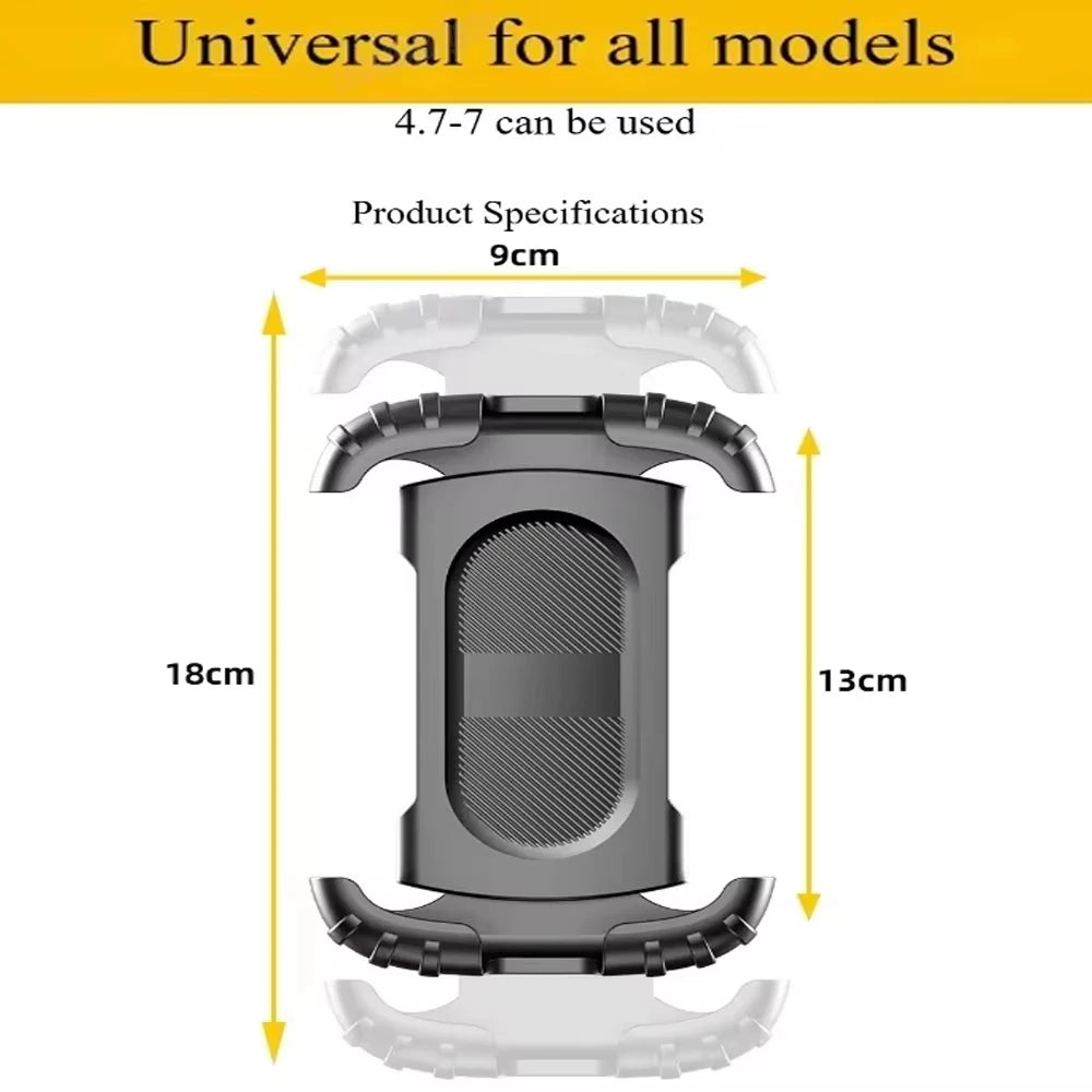 Motorcycle, Mountain Bike, Road Bike, Stable and Adjustable 360° Rotatable Universal Mobile Phone Stand Soporte Para Celular