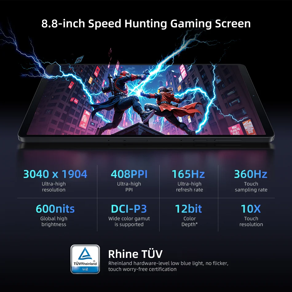 Lenovo Legion Y700 2025 CN Android Pad Gen 4 TB322FC Gaming Tab 12/256GB 16/512GB Snapdragon 8 Elite 8.8" 165Hz 7600mAh Tablets