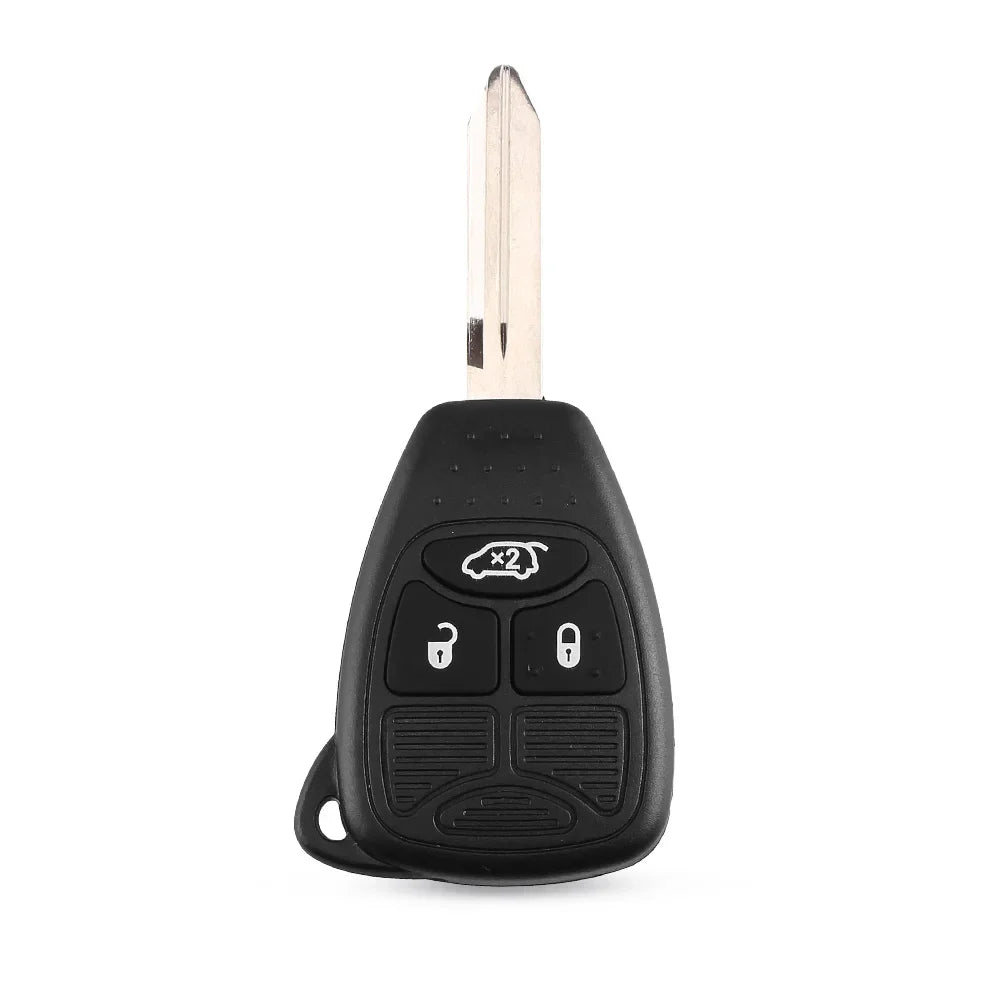 KEYYOU Car Key Shell Case 2/3/4/5/6 Buttons for Chrysler Pacifica Aspen 300 Dodge RAM Caravan Jeep Commander Grand Cherokee