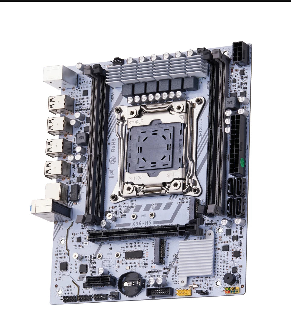 QIYIDA X99 motherboard LGA2011 3 with M.2 slot Support DDR4 Memory SATA USB PCI16X