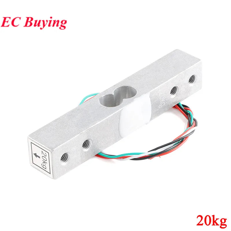 Electronic Scale Aluminum Alloy Weighing Sensor Load Cell 1kg 5kg 10kg 20kg 40kg 50kg HX711 AD Module for Kitchen CZL-611RD 611P
