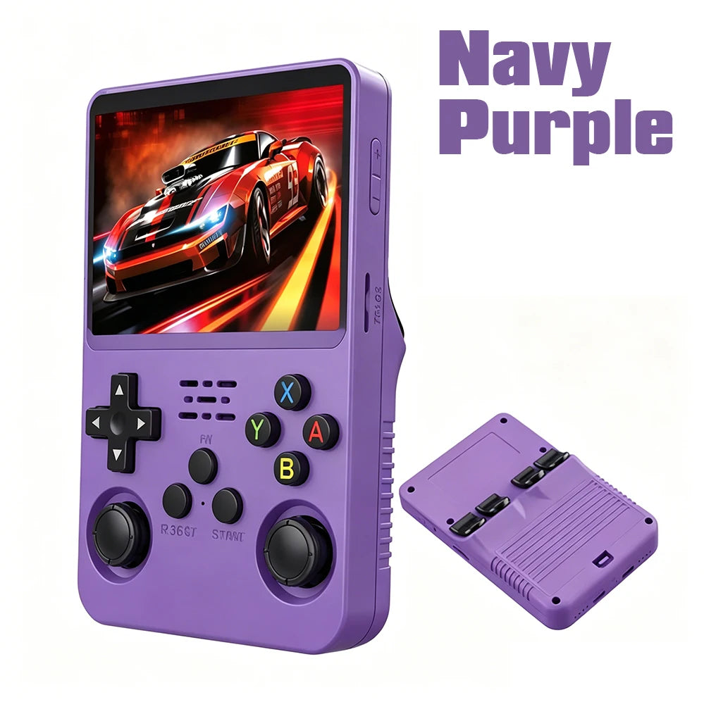 BOYHOM Original R36S Retro Handheld Video Game Console Linux System 3.5 Inch IPS Screen R35s Pro Portable Pocket Video Player 64GB Games 1G Ram