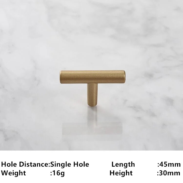 Handles Drawer Cabinet Furniture Kitchen Handles for Cabinet Knob Door Drawer Furniture Kitchen Knob Golden Simplicity Hardware