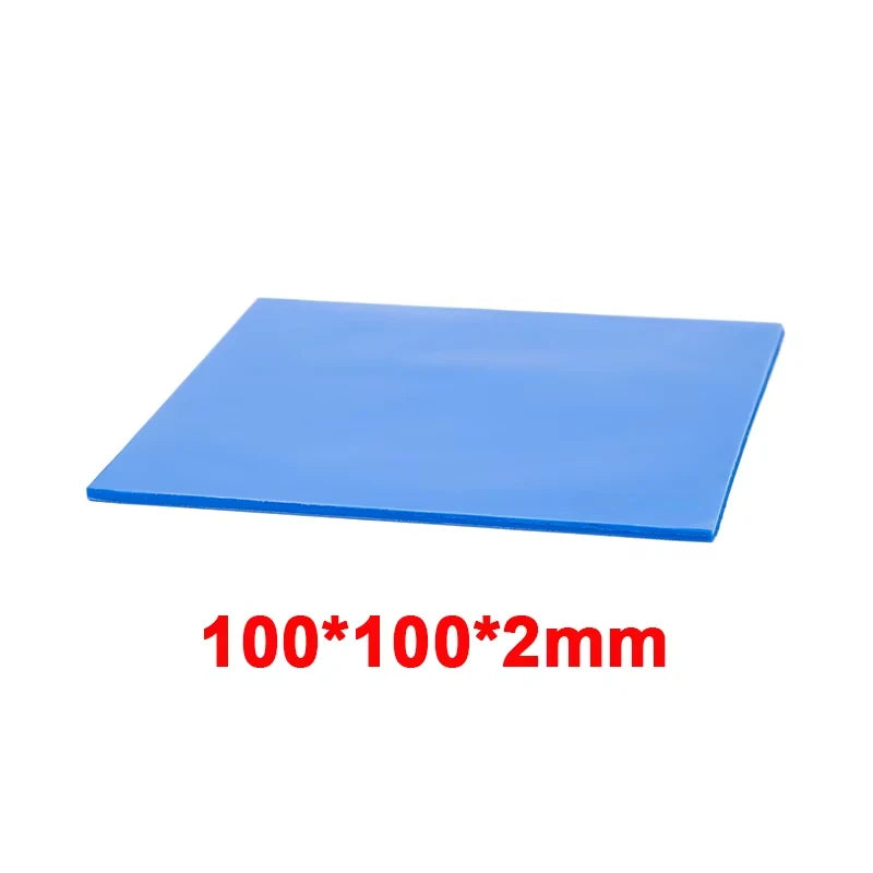RGEEK 6W/M.K GPU CPU Heat Sink 100mm*100mm Cooling Conductive Silicone Pad Heat Sink Thermal Pad for Computer Desktop Accessory