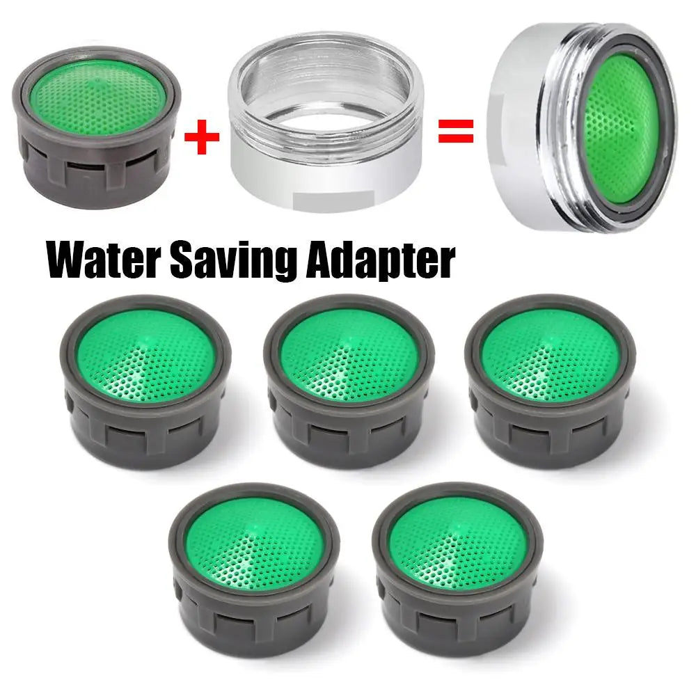 1/2/5pcs Kitchen Faucet Accessories Replacement Parts Faucet Aerator Water Saving Adapter Female Thread Nozzle Filter