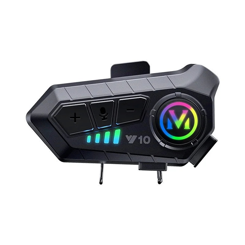 3D Motorcycle Helmet Headset With LED Earphone Bluetooth 5.3 Stereo Waterproof For Android iOS Smart iPhone Universal Headset