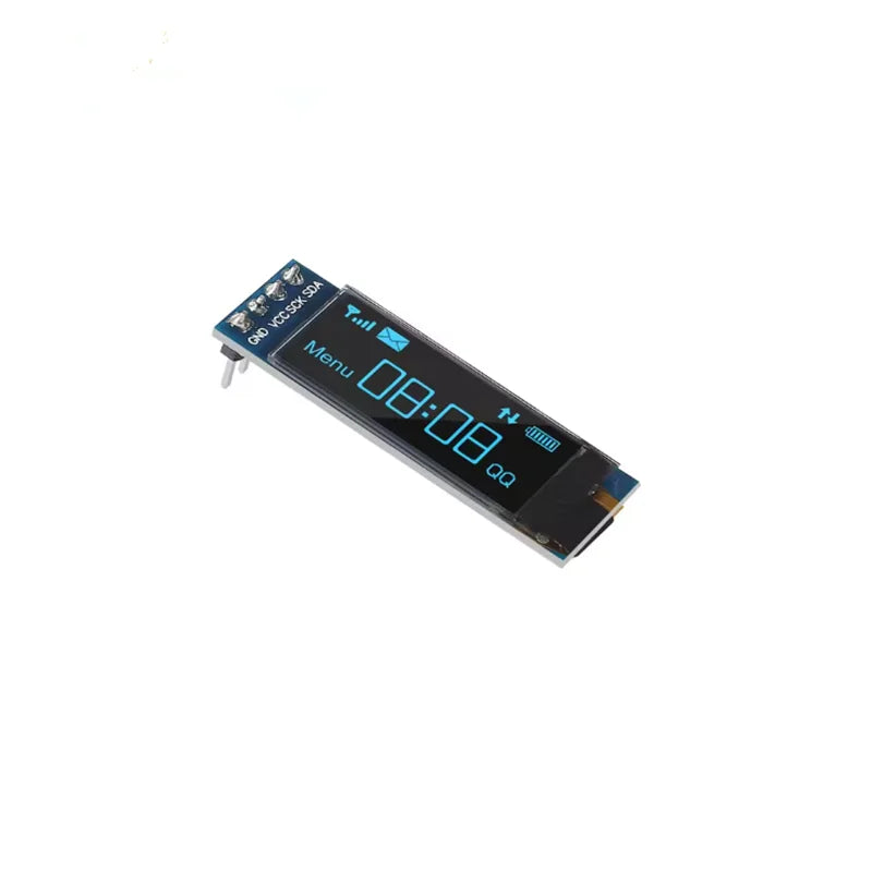 1-10pcs 0.91 inch OLED display module white/blue OLED 128X32 LCD LED Display SSD1306 12832 0.91 IIC i2C Communicate for ardunio