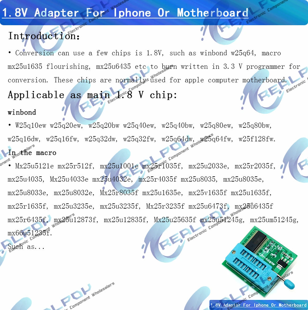 CH341A Programmer Adapter + SOIC8 Adapter+ SOP8 Clip With Cable+1.8V Adapter CH341A EEPROM Flash BIOS USB Programmer ZIF Adapter