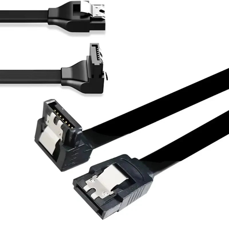 1/2PCS 50CM SATA 3.0 Data Cable High-speed Sata III Cable Adapter Connection Converter For SATA HDD SSD CD Drive Writer Desktop