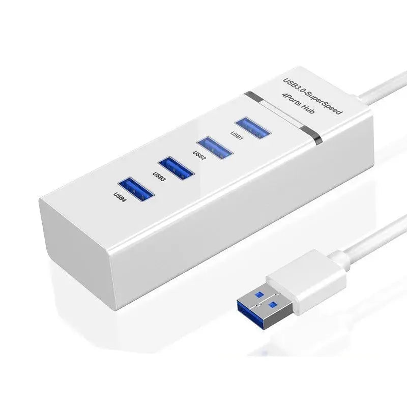 USB Hub 4 Port USB Hub Extender 2.0 3.0 Fast Speed Splitter Adapter Power 4 In 1 Docking Station USB Cable Computer PC