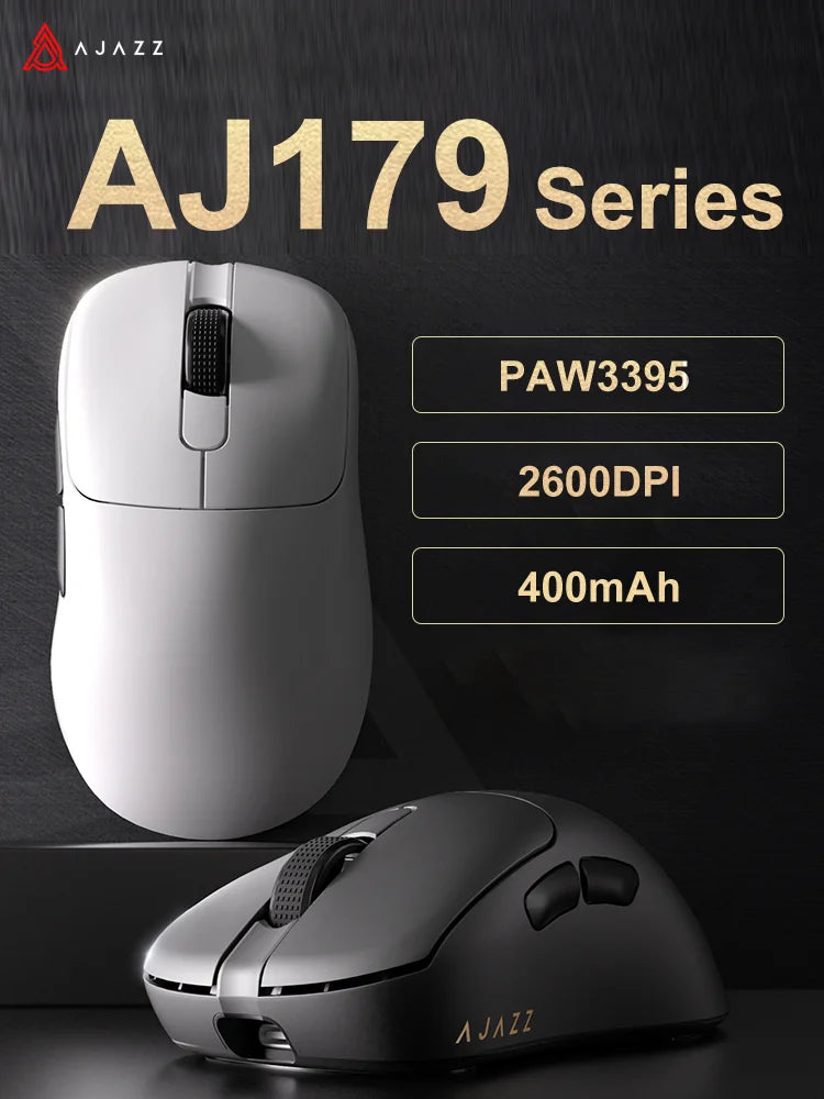 AJAZZ AJ179 Lightweight Wired And Wireless Mouse Ergonomic Macro Gaming Mouse Suitable For Personal Computers And Laptops