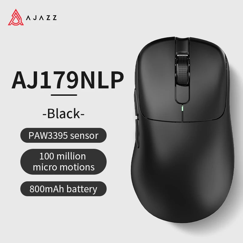 AJAZZ AJ179 Lightweight Wired And Wireless Mouse Ergonomic Macro Gaming Mouse Suitable For Personal Computers And Laptops