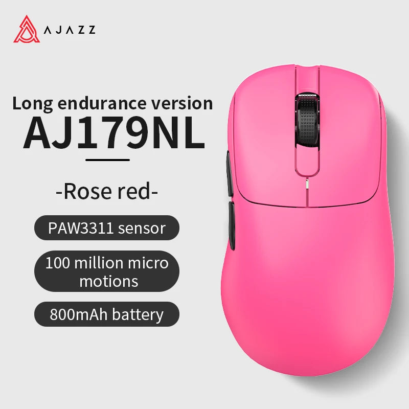 AJAZZ AJ179 Lightweight Wired And Wireless Mouse Ergonomic Macro Gaming Mouse Suitable For Personal Computers And Laptops