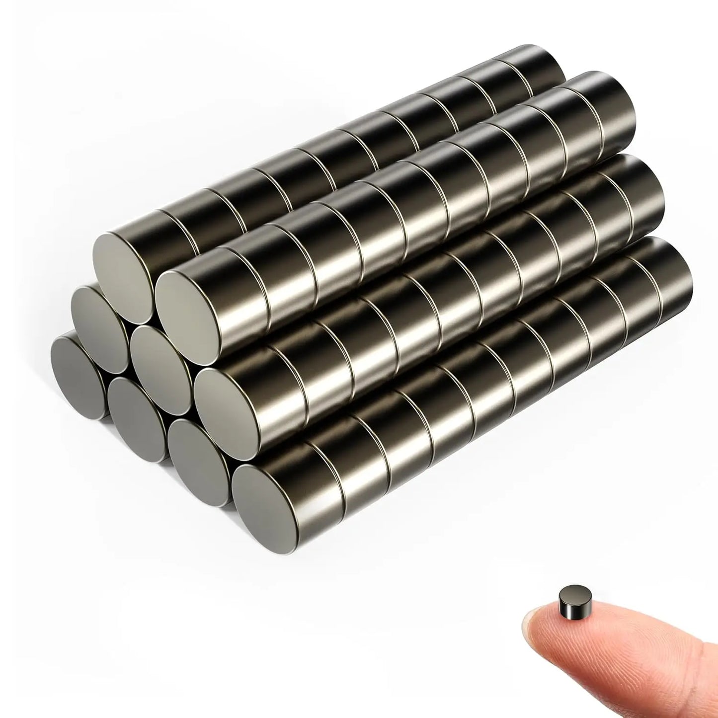 Tiny Magnets, 4 Different Size,Small Magnets, Mini Fridge Magnets,DIY Magnet, Multi-Use for Office, Crafts and Science Magnets