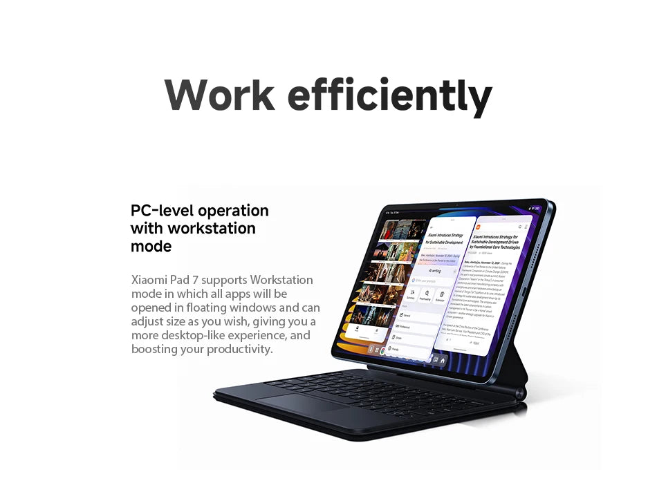 Xiaomi Pad 7 Global Version Mi Tablet Snapdragon 7+ Gen 3 11.2" 3.2K 144Hz Display Adreno GPU 45W Turbo charge 8850mAh