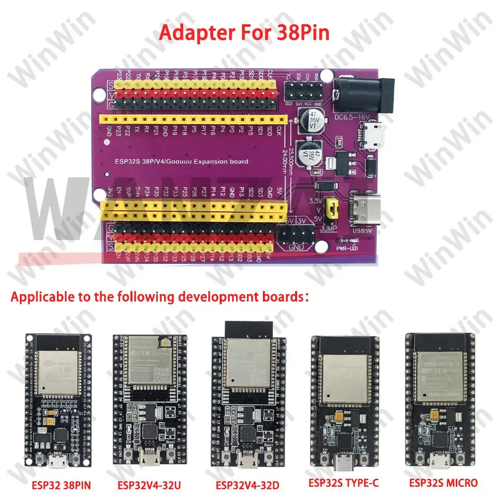 1PCS ESP32 Development Board WiFi+Bluetooth Ultra-Low Power Consumption Dual Core ESP-32S ESP32-WROOM-32D ESP32-WROOM-32U ESP 32