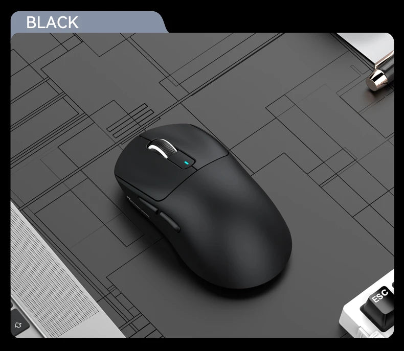X3 ATTACK SHARK X3Pro Bluetooth Gaming Mouse PAW3395 Sensor TTC Encoder Black Mamba Switch and 1K/4K Hz for Wireless Mouse