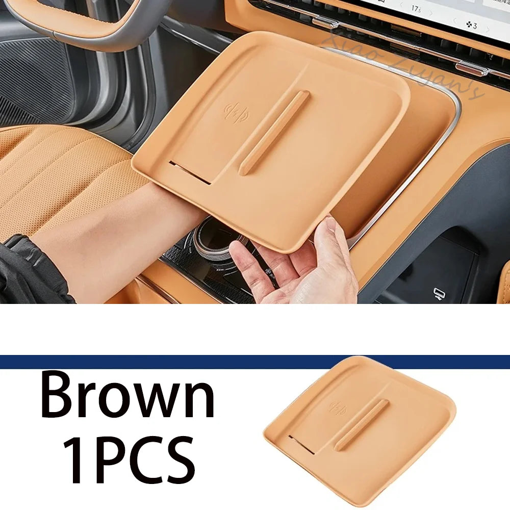 For Geely Galaxy EX5 EM-i E5 EM-i BelGee X80 PHEV P145 2025 2026 2027 Car Silicone Cup Sleeve Charging Pad Interior Accessories