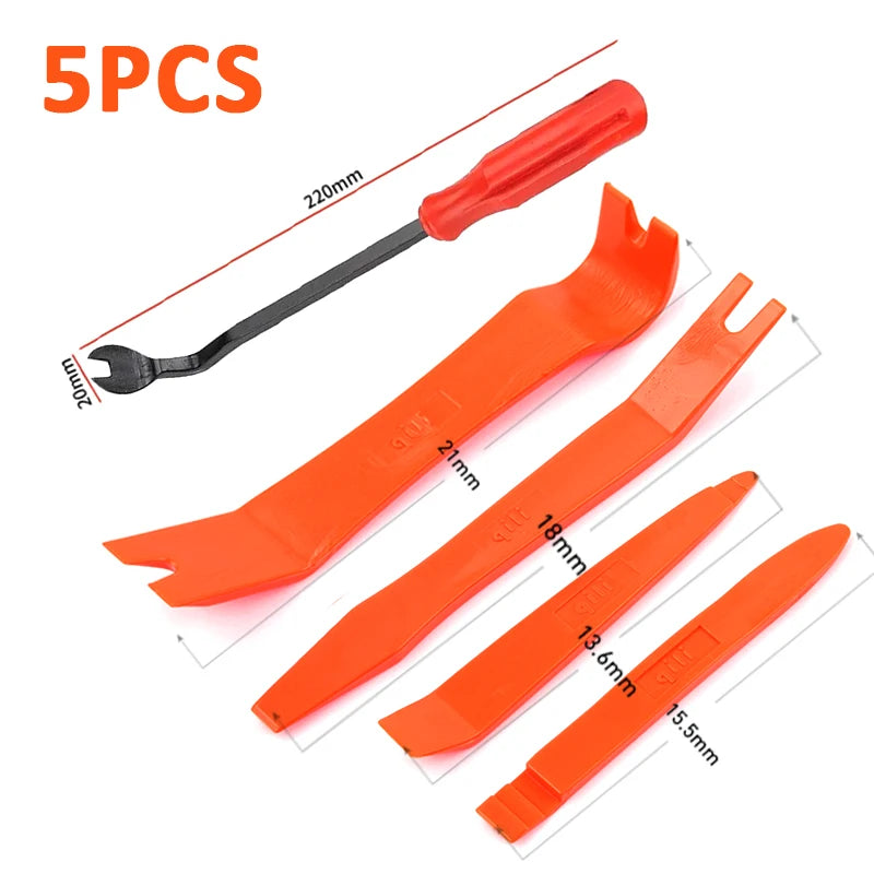 Portable Auto Panel Audio Interior Disassembly Tool Four Piece Set Refit Kits Nail Puller Bar Pry  For Various Vehicle Models